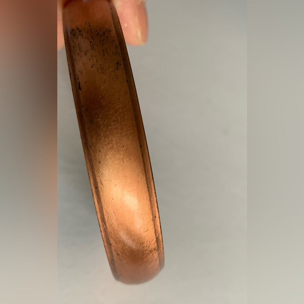 New vintage SOLID COPPER bangle bracelet